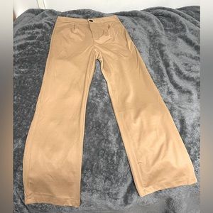 High waisted, Khaki flare pants (M)